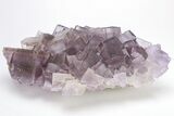 Purple Cubic Fluorite With Fluorescent Phantoms - Cave-In-Rock #208793-1